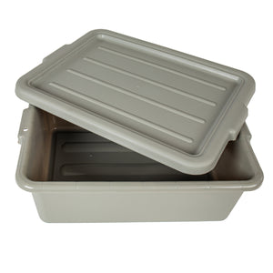 6-Pack 20" x 15" x 7" 9 Gallon Meat Lugs with Lids