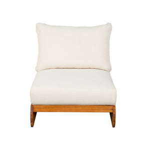 Outdoor Acacia Lazy 5 Seater Chat Set