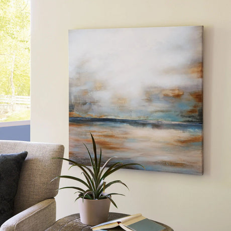 Weatheridge - Wall Art - Grey / Gold - Best Buy Furniture