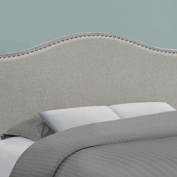 Full Size, Bed Headboard Only Upholstered, Transitional - Gray - Best Buy Furniture