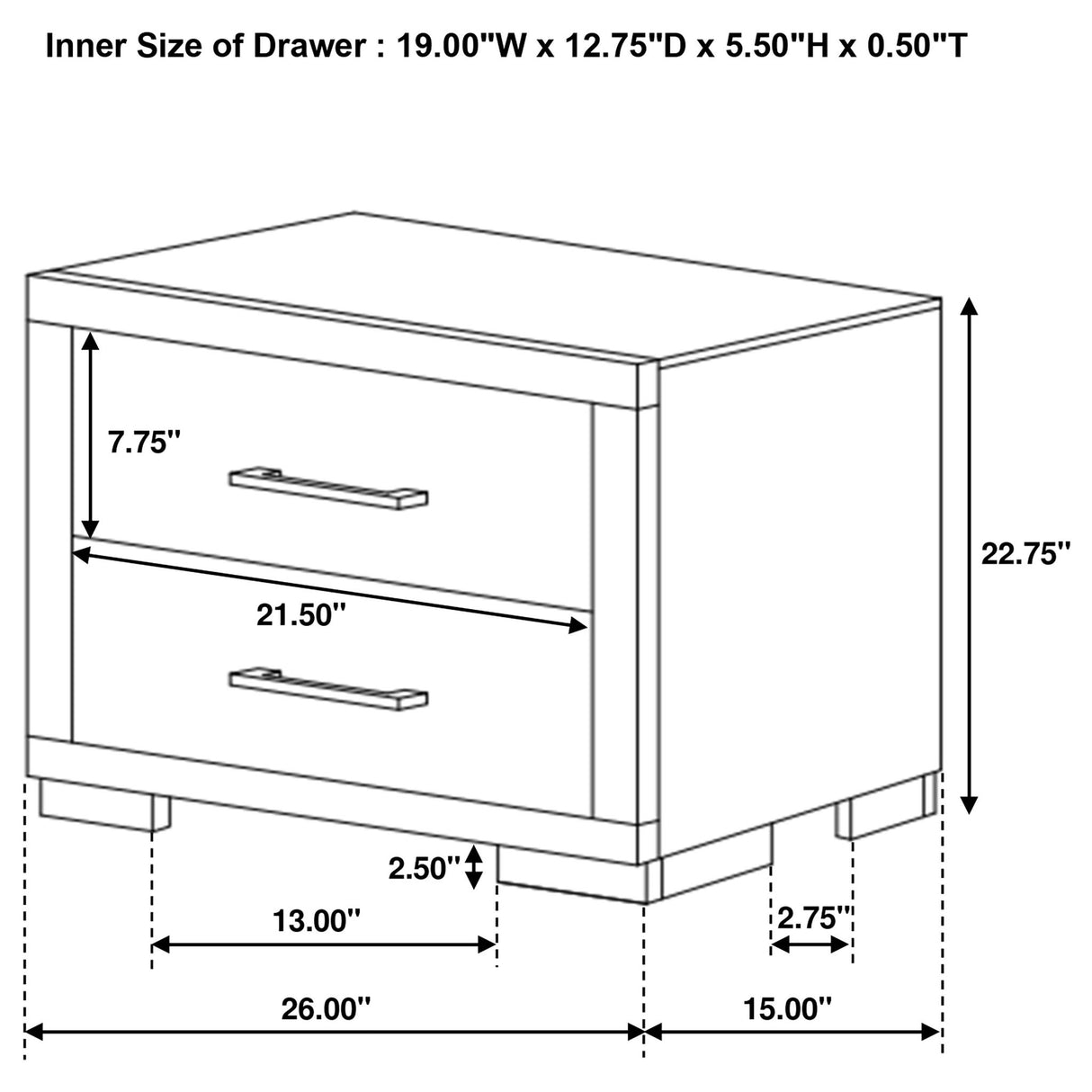 Tokyo - LED Bedroom Set