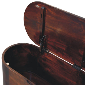 Rounded Lid Up Blanket Box