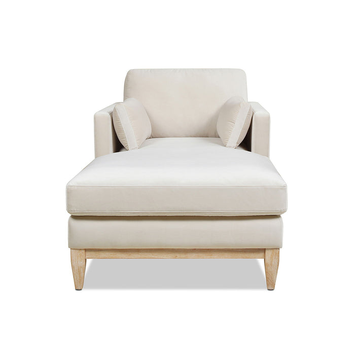 Modern Farmhouse Chaise Lounge Chair with Removable Cushions - Choice of Color
