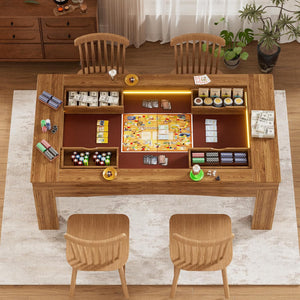 Gaming Table with Removable Top for 4–6 Players