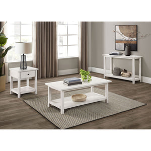 Castleton - 1 Drawer Wood End Table With Shelf