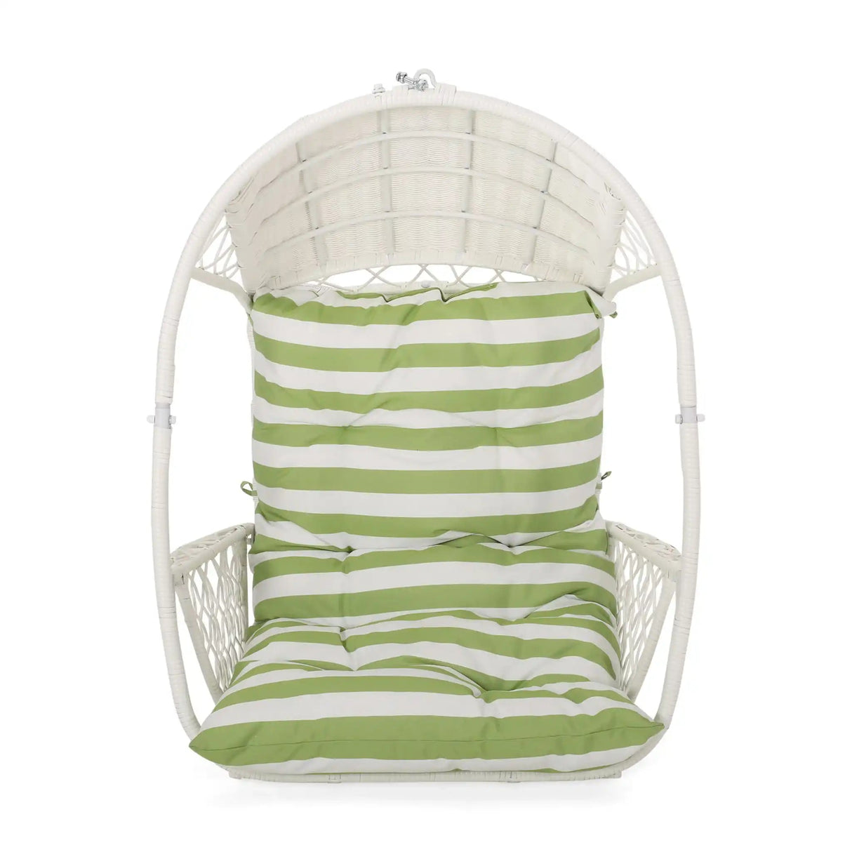 Malia - Wicker Hanging Chair With Cushion - Best Buy Furniture