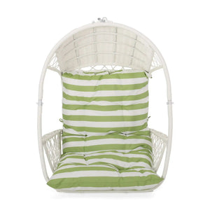 Malia - Wicker Hanging Chair With Cushion - Best Buy Furniture