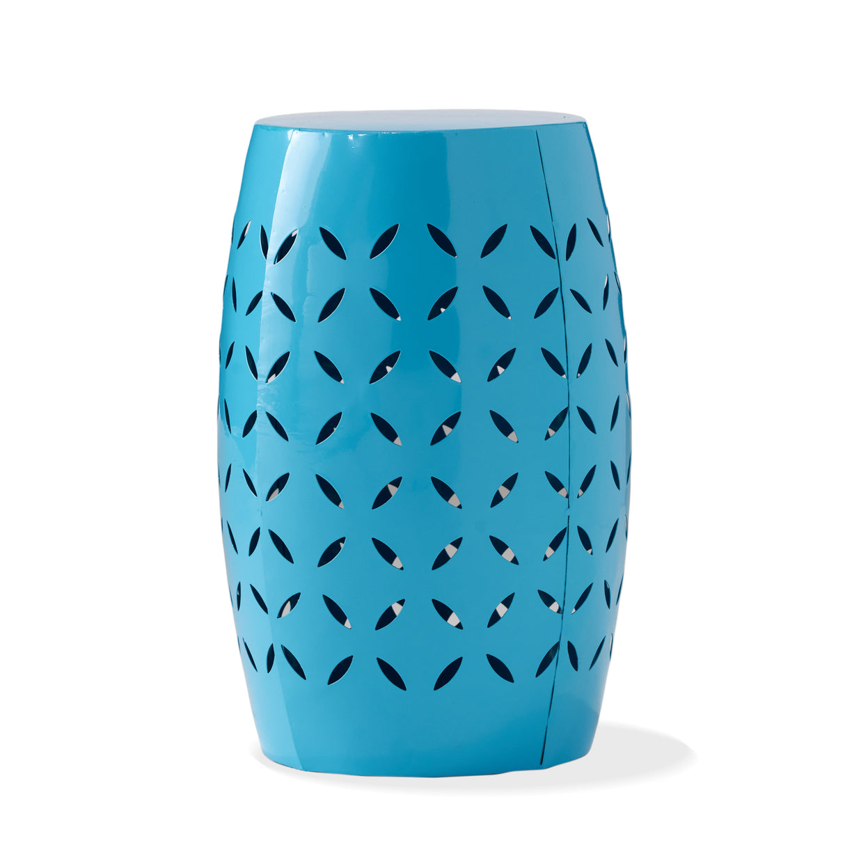Lilac 12" Accent Side Table with Cylindrical Design