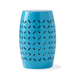 Lilac 12" Accent Side Table with Cylindrical Design