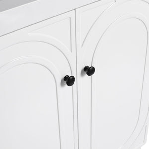 Modern Freestanding Bathroom Vanity With Soft Close Cabinet Doors