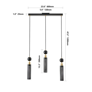 25" Modern Pendant Chandelier