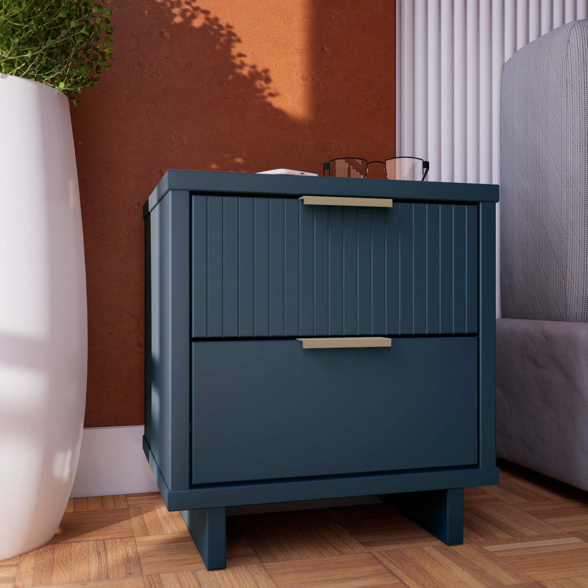 Granville - Nightstand With 2 Drawers