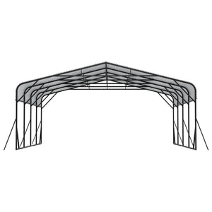 Heavy Duty Carport, All Weather Shelter - Black