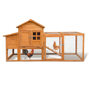 80" Chicken Coop with Nest Box