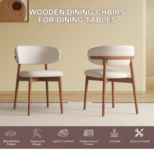 Mid-Century Modern Dining Chair (Set of 2)
