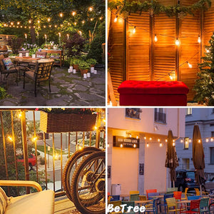 100FT Solar String Lights Outdoor – Waterproof LED Globe Lights for Patio & Garden