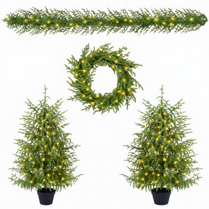 4-Piece Christmas Tree Set