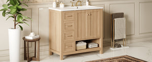 36" Bathroom Vanity with Sink Top