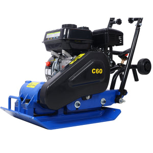 212cc Gas Vibration Plate Compactor with Built-in Wheel