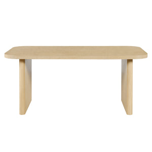 68.75" Wood Dining Table Set with 4
