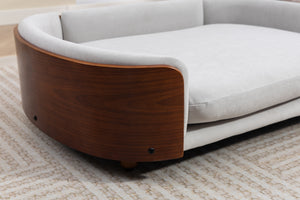 Scandinavian Style Elevated Dog Bed Pet Sofa