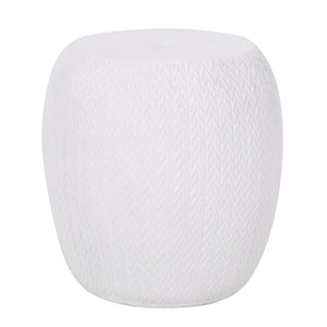 Outdoor Lightweight, Concrete Side Table - Antique White - Best Buy Furniture