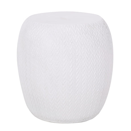 Outdoor Lightweight, Concrete Side Table - Antique White - Best Buy Furniture