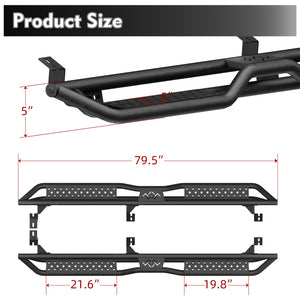 Running Boards for 2005-2023 Toyota Tacoma Double Cab