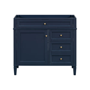 Bathroom Vanity With 2 Drawers And Tip-Out Drawer, Storage Cabinet