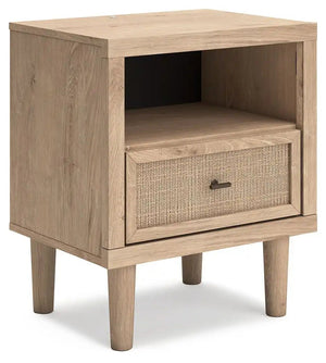 Cielden - One Drawer Night Stand - Two-Tone - Best Buy Furniture