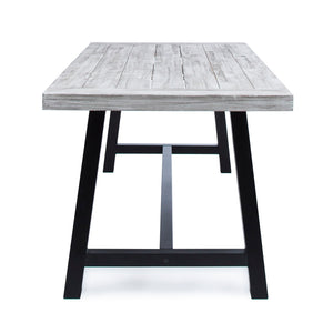 Outdoor Sandblast Finish Acacia Wood Dining Table