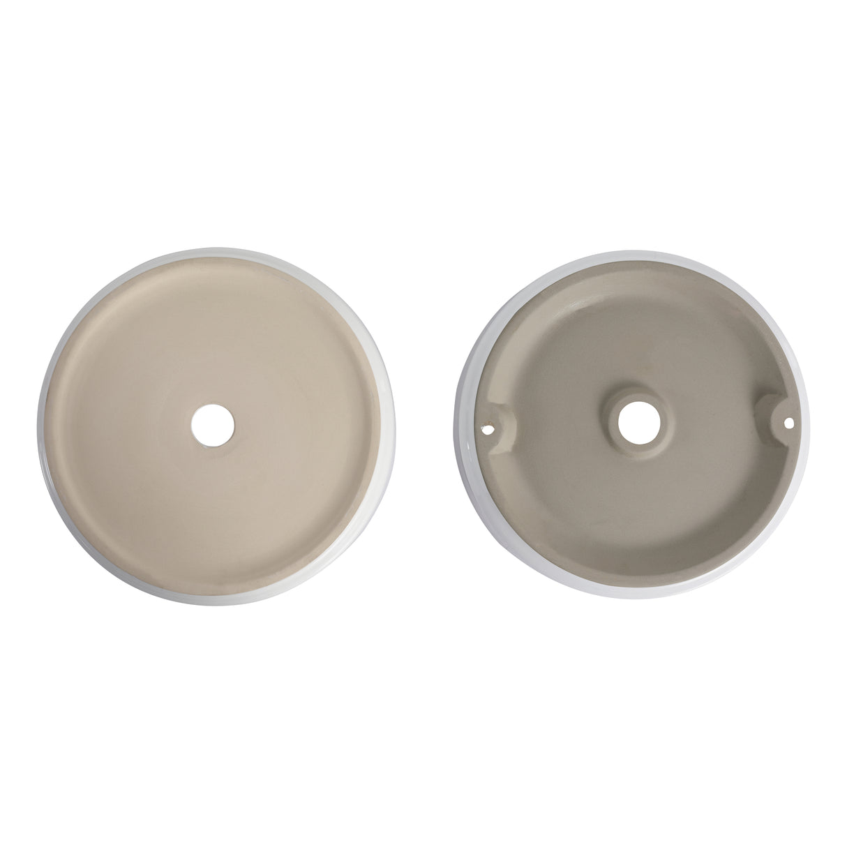 Ceramic Round Above Counter Bathroom Vessel Sink