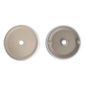Ceramic Round Above Counter Bathroom Vessel Sink