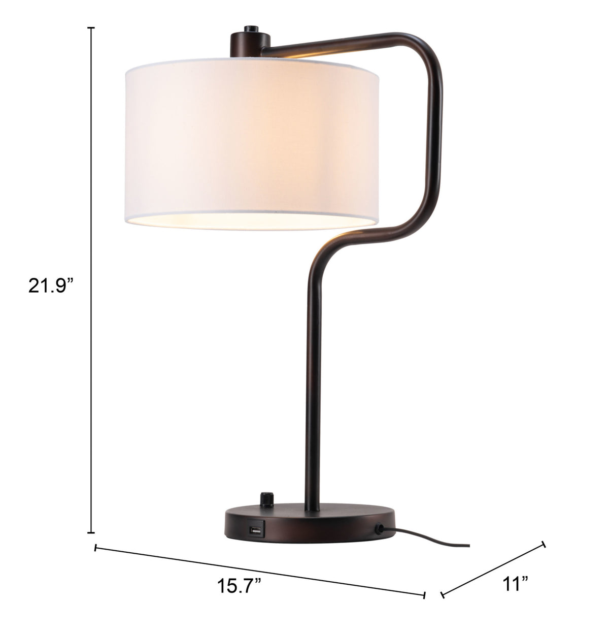 Zuo Modern Middlemist Table Lamp