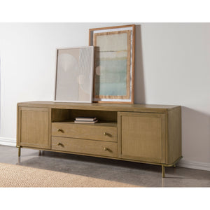 Benson - 2 Door TV Stand With Dual Drawers
