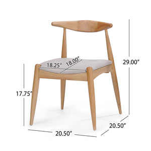 5 Piece Dining Set With Upholstered Chairs