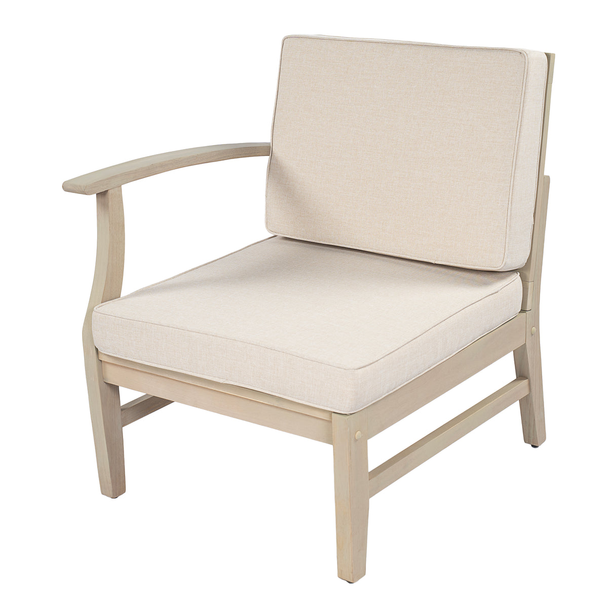 Perla Left Armchair Acacia and