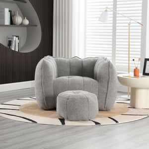 Soft Bean Bag Chair With High Resilient Foam