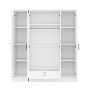 4 Door Wardrobe With 1 Drawer