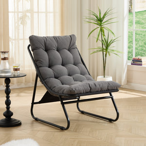 Patio Outdoor Lounge Chair with Ottoman