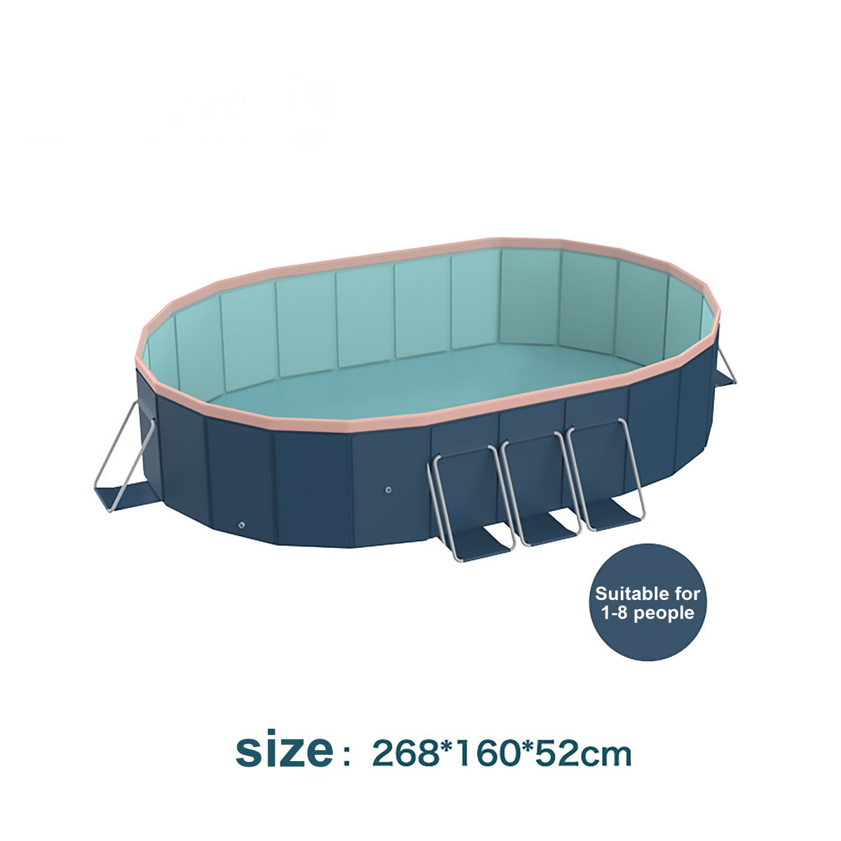 3.0m PVC Folding Pool (Not Inflatable)
