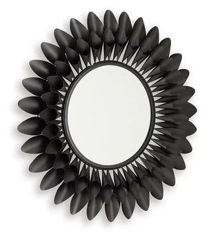 Ryenmour - Accent Mirror - Oil Rubbed Bronze Finish - Best Buy Furniture