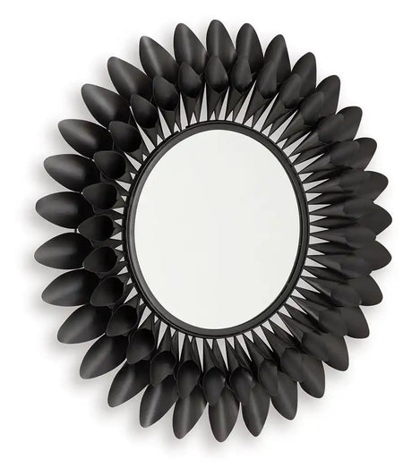 Ryenmour - Accent Mirror - Oil Rubbed Bronze Finish - Best Buy Furniture