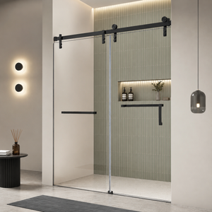 Frameless Single Sliding Shower Door – 60" x 76"