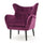 Alyssa - Mid Century Upholstered Arm Chair With Wingback Design - Best Buy Furniture
