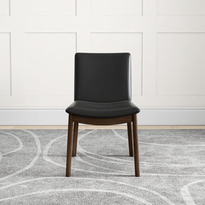 Laura - Mid-Century Modern Solid Wood Dining Chair (Set of 2)