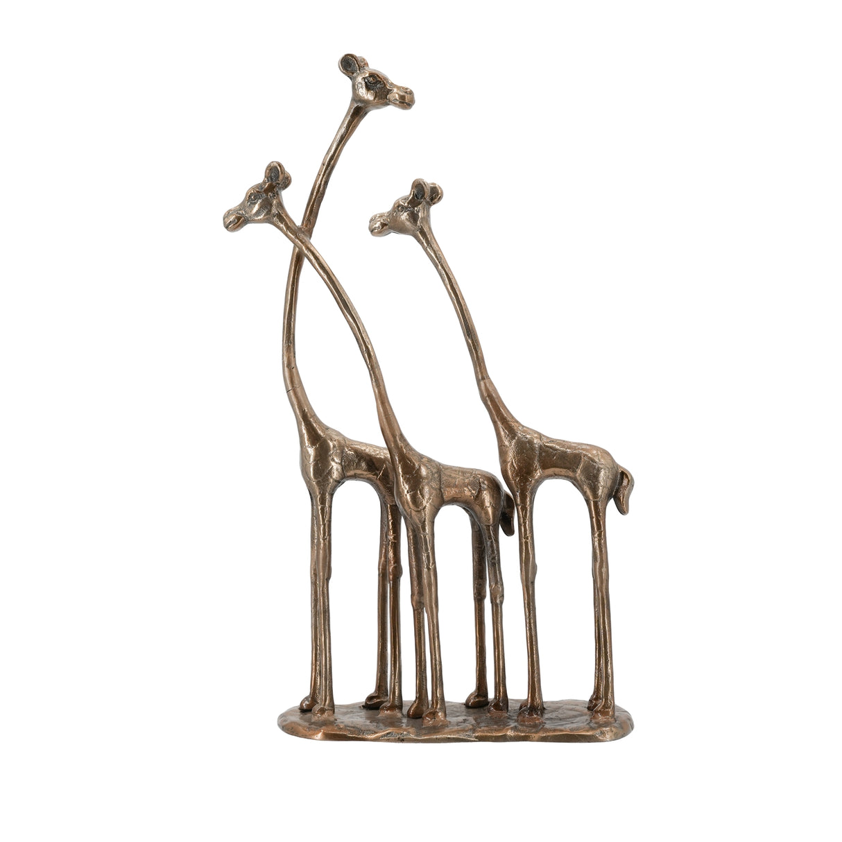 10x3.9x18.9" Giraffe Sculpture, Animal Statue Decor