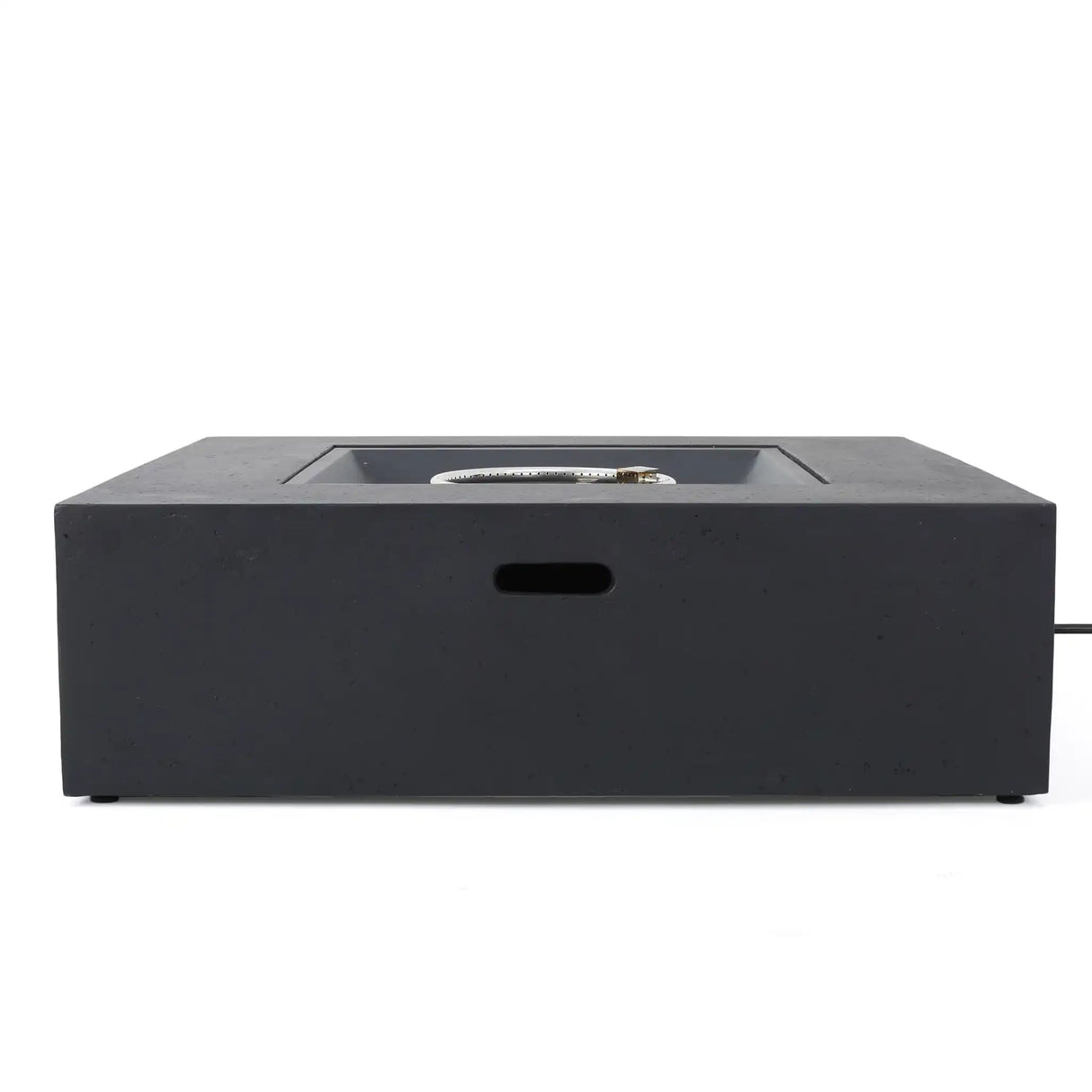 Modern 50,000 Btu Square Fire Table With Propane Tank - Best Buy Furniture