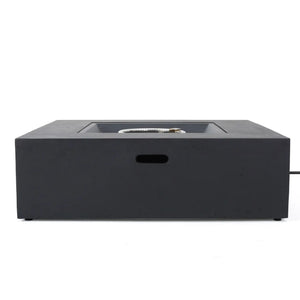 Modern 50,000 Btu Square Fire Table With Propane Tank - Best Buy Furniture