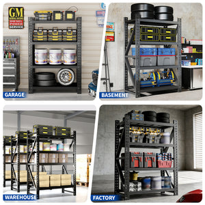 Heavy Duty Metal Adjustable Garage Shelves